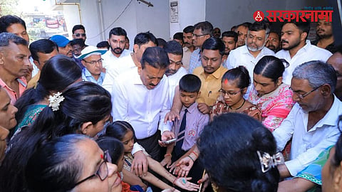 Guardian Minister Girish Mahajan Visits the Affected Area