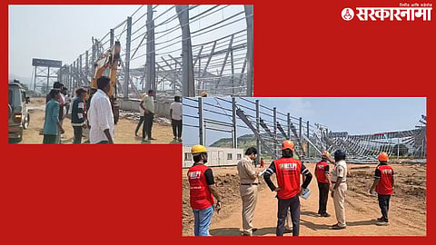 Raigad Warehouse Shed Collapse Accident