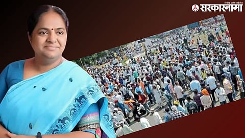 Jalgaon Tribal Protest; NCP Pratibha Shinde