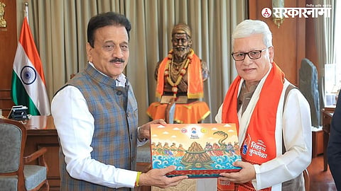 Girish Mahajan Meets Maharashtra Governor Jishnu Dev Varma