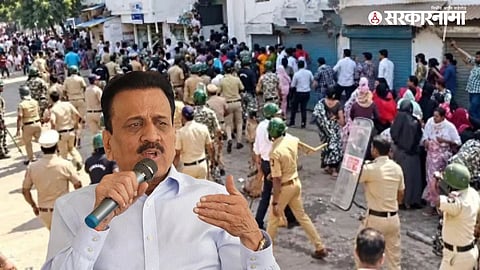 Jalgaon RSS rally stone pelting in Kingaon