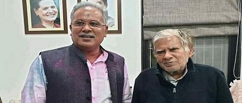 CM Bhupesh Baghels father has been sent to judicial custody
