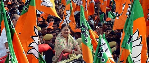 bjp leader says vasundhara raje is popular leader in rajasthan