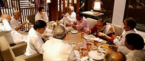 congress leader rahul gandhi meets oppostion leaders