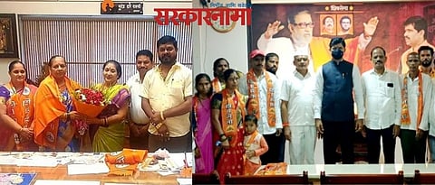 Former Panchayat Samiti member of PWP joins Shiv Sena