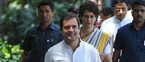congress leader piryanka gandhi reach rahul gandhi residence