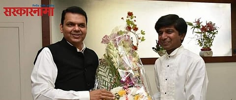 Bjp Mla Prashant Bamb birthday wish to devendra Fadanvis News Aurangabad