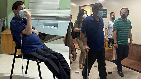 Former president Rodrigo Duterte was taken to a hospital Friday night, November 3 after he accidentally slipped and fell in his bedroom. Senator Christopher "Bong" Go accompanied Duterte for a checkup. According to Go, there are no complications and the former president is in good condition.