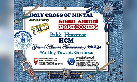 Holy Cross of Mintal holds Balik-Himamat