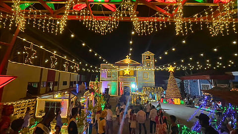 ZAMBOANGA. The village of Cabaluay, located some 15.8 kilometers east of this city, emerges as the champion in this year’s Christmas Village competition as it bested 18 other contestants of barangays and organizations in this city. A photo handout shows the winning entry of Cabaluay village.