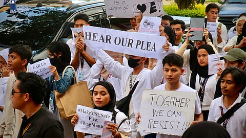 MSU-Marawi students stage protest
vs resumption of F2F classes