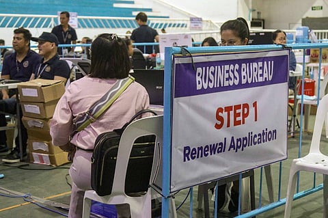BUSINESS RENEWAL. Business owners lined up for the business renewal at the Business Bureau One-Stop Renewal site at the Davao City Recreation Center (Almendras Gym) along Quezon Boulevard in Davao City on Thursday morning, January 4, 2024. The Davao City Recreation Center serves as a one stop shop for Business Renewal catering business owners from Agdao and Talomo District for the whole month of January.