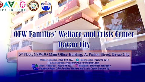 CSWDO mobutang og help desk sa mga barangay alang sa kabanay sa mga OFWs