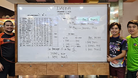 TOP CONTENDERS. From left, Jesrael Rule, Benz Palacio, and James Young are among the players to watch in the December 2023 monthly finals tournament set on Sunday, January 7, 2023 at the SM Lanang bowling center.
