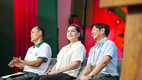 DAVAO. President Ferdinand Marcos Jr. and Vice President Sara Duterte lead the distribution of Land Electronic Titles (E-Titles) to more than 2,500 Agrarian Reform Beneficiaries in Davao City on Wednesday, February 7, 2024.