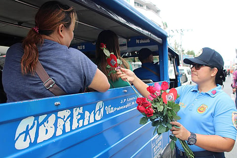 DCPO surprises public with flowers