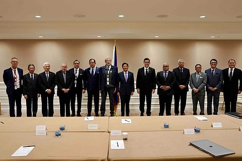 Philippine delegation during their meeting with Antonio Habana, President of Equinet Architectural and Engineering Support, Dr. Francesco Venneri, CEO and Board Director of USNC, and Waqar Zaide, Senior Vice President, Commercial and Structured Financing for Microreactor Deployment of USNC.