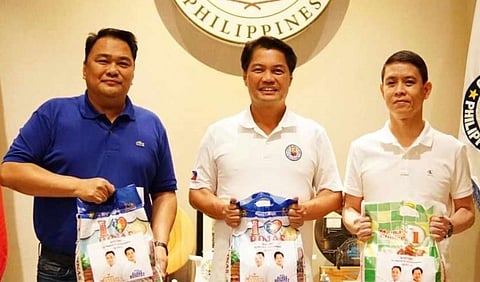 From left, Bacolod Rep. Greg Gasataya, Mayor Alfredo Benitez, and Ian Manuel Lo.