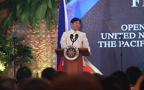 Marcos arrives in Cebu for UN Tourism forum