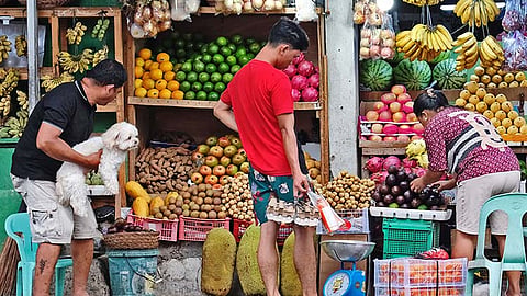 Inflation fruit stand