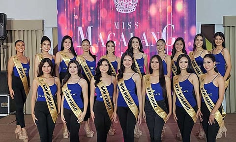 19 Mutya ning Magalang 2024 presented to media