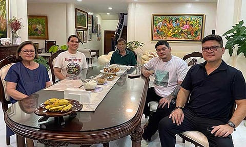 The Duterte family, consisting of former President Rodrigo Duterte, his ex-wife Elizabeth Zimmerman, and their children Vice President Sara Duterte, Davao City First District Representative Paolo Duterte, and Davao City Mayor Sebastian Duterte, gathered for a dinner in the city to celebrate the Kadayawan festival.