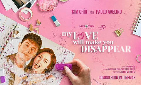 ABS-CBN’s Star Cinema announced its new romance-comedy film “My Love Will Make You Disappear,” starring the hottest Kapamilya love team Kim Chiu and Paulo Avelino.