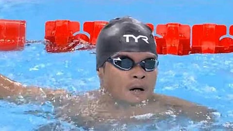 FINALS-BOUND. Dabawenyo Ernie Gawilan keeps the Philippines' medal hopes alive by securing a spot in the men’s 400m freestyle S7 finals, topping his heat at the Paris 2024 Paralympics swimming competition