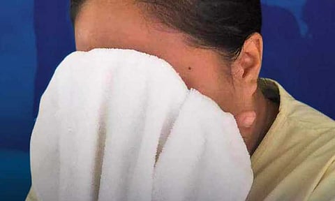 The mother of a student who complaint against the teacher to the Principal, sought assistance from the Pantukan Municipal Police Station after receiving threats following the death of Teacher Marjorie Llanto-Boldo.