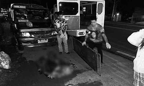 A man was found dead after being swept away by floodwaters in Barangay Catigan, Toril District, Davao City.