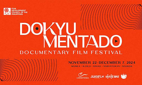 The Film Development Council of the Philippines (FDCP) proudly presents Dokyumentado, its inaugural documentary film festival, running from November 22 to December 7. The festival will feature screenings across FDCP’s Cinematheque Centres in Manila, Iloilo, Davao, Nabunturan, and Negros,as well as on Juanflix, FDCP’s streaming platform.