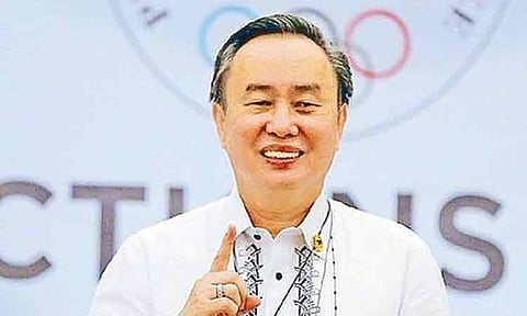 Philippine Olympic Committee (POC) president Abraham “Bambol” Tolentino.