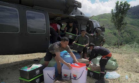 A relief operation was conducted through the effort and coordination with the Provincial Local Government Unit, Provincial DRRM Council, 73rd Infantry Battalion, DSWD XI, OCD XI, and with the special action of the Philippine Air Force. Through the help of the Philippine Air Force, the relief packs were delivered to the community affected by the recent flooding incident in the upland areas of Malita, Davao Occidental whose area is difficult to reach.