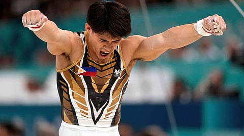 Yulo milampos sa France gymnastics