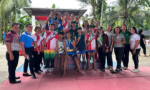 WUSHU WARRIORS. Mintal Comprehensive National High School (MCNHS)-led Unit 3 asserts dominance in the Dcaa Meet 2025 wushu sanda competition, capturing the overall championship with seven gold and two silver medals.