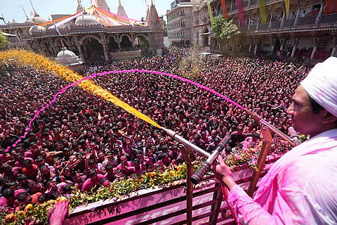 Millions of people celebrate Holi, the Hindu festival of colors