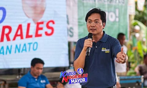 Davao City mayoralty candidate Karlo Nograles.
