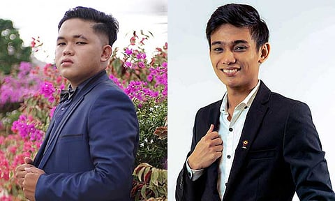 (From lefr) Bjorn Casipong and Zak Christopher Manuel M. Abrina