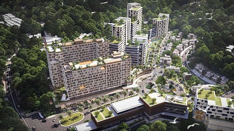 North Grove features two residential towers, Lumina and Terra, offering a total of over 1,000 studio and one-bedroom units, complemented by green spaces and exclusive amenities.