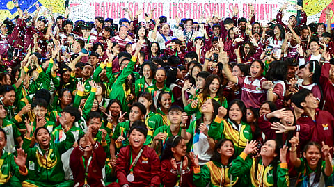 CELEBRATION. The Davao City government honored its athletes and coaches on Thursday, July 24, at the SMX Convention Center in SM Lanang for bringing home medals from the 2025 Palarong Pambansa and Davao Region Athletic Association (Davraa) Meet.