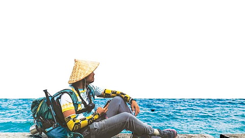 Cebuano walks from Daanbantayan to Santander in 15 days