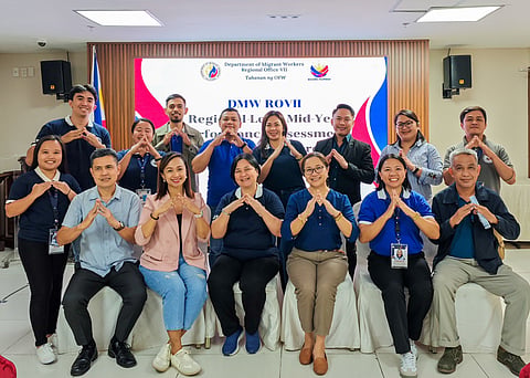 DMW RO-VII mipahigayon og mid-year assessment