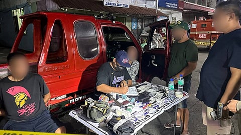 A total of 171 drug suspects, including 61 high-value individuals, were arrested and over 6,000 grams of suspected shabu were seized in 130 anti-drug operations conducted by the Police Regional Office in Western Visayas (PRO 6) in July 2025.(Photo courtesy of PRO 6)