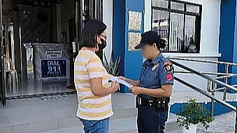 Personnel of Hamtic Municipal Police Station arrested Antique’s top five most wanted person for four counts of qualified theft during an operation in Poblacion 2, Hamtic, Antique. (Photo courtesy of Hamtic Municipal Police Station)