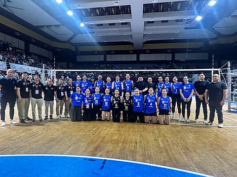 ROARING THUNDERBELLES. The Zus Coffee Thunderbelles clinch the Davao Invitational Volleyball Tournament 2025 title after defeating De La Salle University (DLSU) Lady Spikers in four sets, Sunday night, September 7, at the packed University of Southeastern Philippines (Usep) Gym.