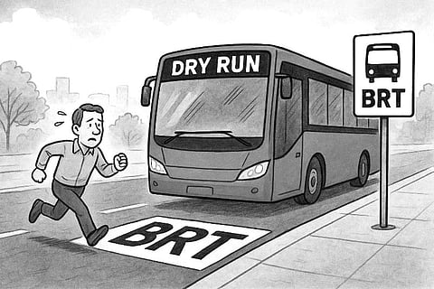 BRT dry run magsugod na