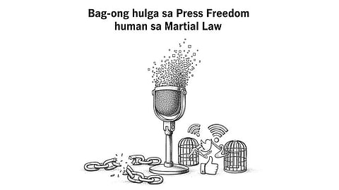 Bag-ong hulga sa Press Freedom human sa Martial Law