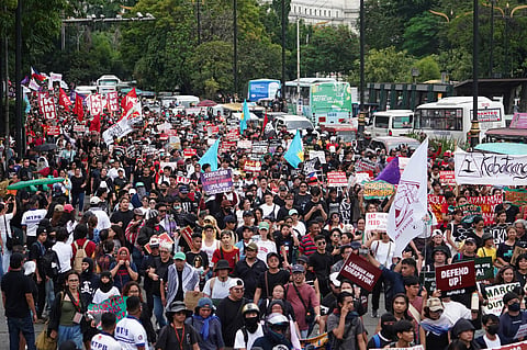 MANI:A. One person died from a stabbing allegedly after the violent protest action in Recto, Manila, on Sunday, September 21, 2025, the Department of Health (DOH) said.