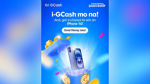 Shake, shake, shake away on GCash’s birthday and win exciting prizes every day.