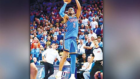 OKC clips Houston in 2OT